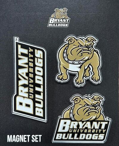 مغناطيس أكريليك من جامعة صبار الصحراء براينت، 3 عبوات من تصميم BU Bulldogs الزخرفي مرخص رسميًا (مجموعة المغناطيس A) in Kuwait