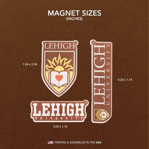 Desert Cactus Lehigh University Acrylic Magnet 3 Pack LU Mountain Hawks Decorative Design Officially Licensed (Magnet Set A) in Kuwait