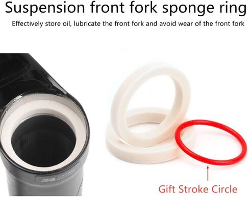 32mm Bike Fork Dust Seal Kit – Suspension Fork Oil Seal and Foam Ring Set for Mountain Bike Repair, Rubber Dust Wiper Replacement in Kuwait