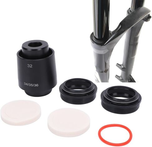 32mm Bike Fork Dust Seal Kit – Suspension Fork Oil Seal and Foam Ring Set for Mountain Bike Repair, Rubber Dust Wiper Replacement in Kuwait