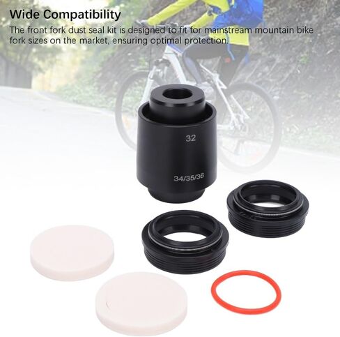 32mm Bike Fork Dust Seal Kit – Suspension Fork Oil Seal and Foam Ring Set for Mountain Bike Repair, Rubber Dust Wiper Replacement in Kuwait