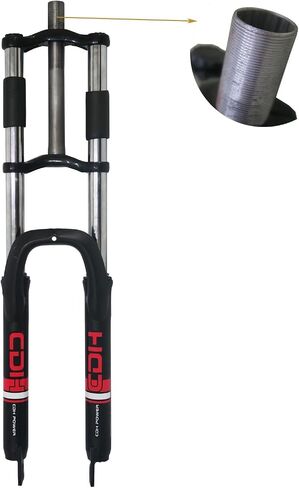 26" Suspension Bicycle Fork 1" Threaded 25.4mm Tube Double Shoulder Triple Tree in Kuwait