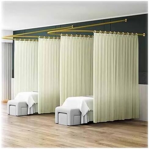 Beau Salon Wrought Iron U-Shaped Support Rods, Diagonal Design, Durable for Hospital Wards, Color 4, 120cm Wide, Heavy-Duty, Easy Installation in Kuwait