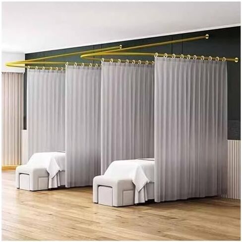 Beau Salon Wrought Iron U-Shaped Support Rods, Diagonal Design, Durable for Hospital Wards, Color 4, 120cm Wide, Heavy-Duty, Easy Installation in Kuwait