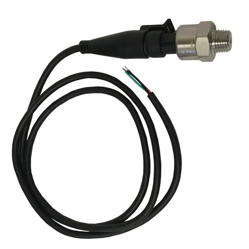 PRM Industrial Pressure Transducer, 0-50 PSI Range, 4-20mA Output Signal, 1/4" NPT Male Connection, 24VDC Input, Heavy Duty Stainless Steel Sensor for Air, Gas, and Water Systems in Kuwait