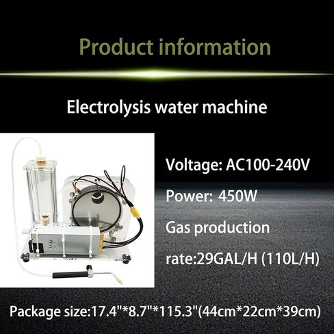 Electrolysis Water Machine 100-240V Large Size Stainless Steel Electrolysis machine 450W in Kuwait