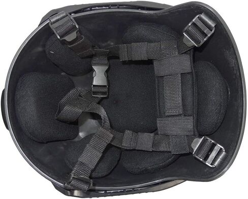 خوذة تكتيكية Airgun ملونة قابلة للتعديل ACH تكتيكية مع حماية للأذن، تركيب NVG أمامي وغزاة جانبية، قناع وجه قابل للإزالة مضاد للضباب in Kuwait
