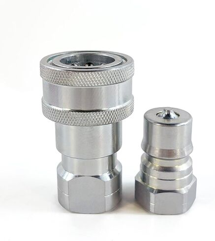 1/2 "NPT Thread ISO7241-B قارنات التوصيل/الوصلات الهيدروليكية السريعة 1/2" حجم الجسم مع أغطية الغبار in Kuwait