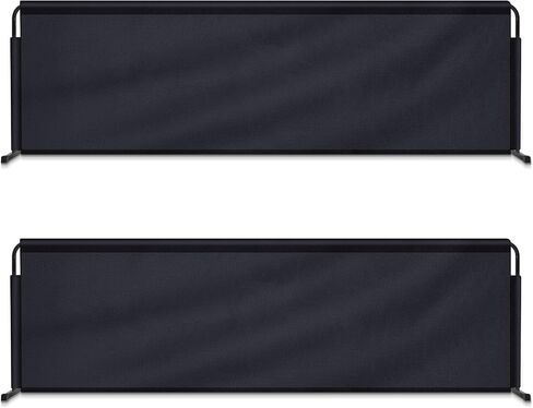 2 Pcs 92" x 27.5" Table Tennis Baffle Barrier Table Tennis Field Fence 420d Oxford Cloth Court Surround Barrier Block for Quicker and Easier Pick Up in Saudi Arabia