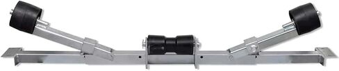 Boat Trailer Bottom Support Bracket with Keel Rollers in Saudi Arabia