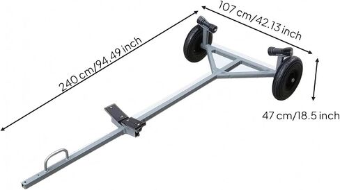 Portable Boat Trailer Front Pull Handle Steel Boat Trailer Frame Rear Support Brackets in Kuwait