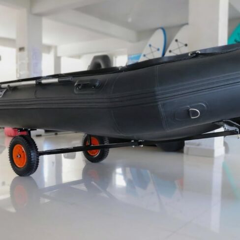 Qianly Portable Boat Trailer Adjustable Length Boat Trailer Frame 190 Kg Load Capacity in Kuwait