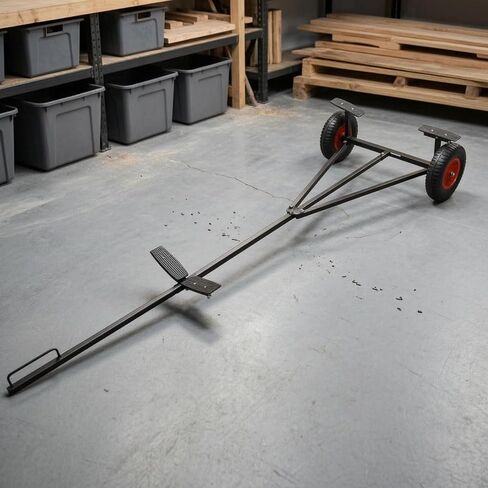 Qianly Portable Boat Trailer Adjustable Length Boat Trailer Frame 190 Kg Load Capacity in Kuwait