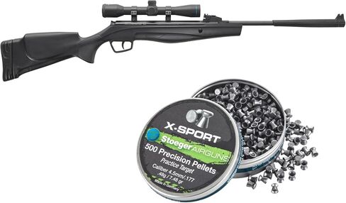 بندقية هوائية Stoeger S3000-C .177 Cal Break Barrel + 500 حبيبات X-Sport in Kuwait