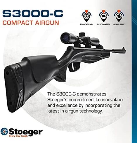 بندقية هوائية Stoeger S3000-C .177 Cal Break Barrel + 500 حبيبات X-Sport in Kuwait