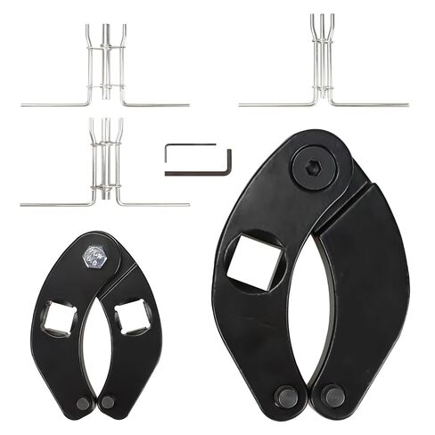 3 Pcs Hydraulic Seal Installation Tool Kit, 1266 & 7463 Adjustable Gland Nut Wrench, Hydraulic Cylinder Spanner Wrench Piston Repair Seal Kit in Kuwait
