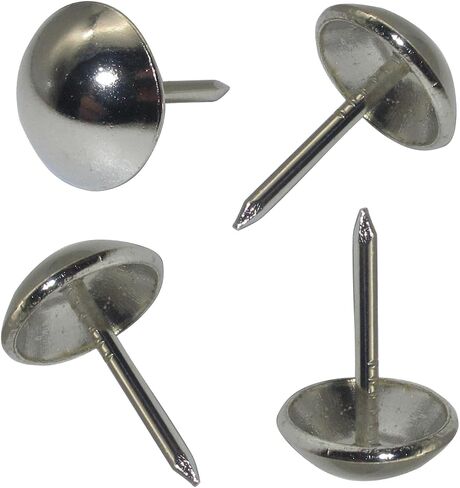 Maozaa Upholstery Tacks, 100pcs 7/16 Inch Furniture Tacks Nails for Upholstery, Decorative Nails Thumb Tacks for Woods, Sofa (Red Copper) in Kuwait