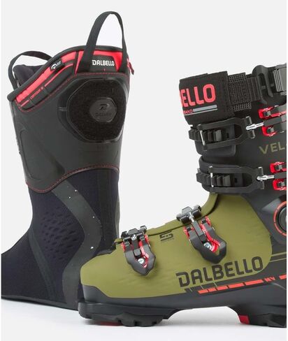 حذاء التزلج Dalbello Sports، Veloce 120 MV - 2026، أسود/زيتوني، 26.5 in Kuwait