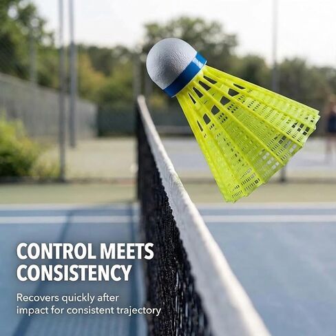 Badminton Birdies,Nylon Badminton Shuttlecocks with Stability Durability for Batting Practice Training,High-Speed Shuttlecock,12 Pack Durable Shuttle Balls for Indoor and Outdoor Sports Matches in Saudi Arabia