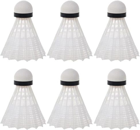 Stable Sports Nylon Badminton Shuttlecocks for Outdoor Training - 6 Pack in Kuwait