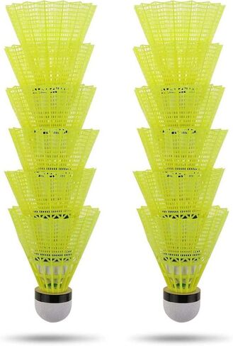 Stable Sports Nylon Badminton Shuttlecocks for Outdoor Training - 6 Pack in Kuwait