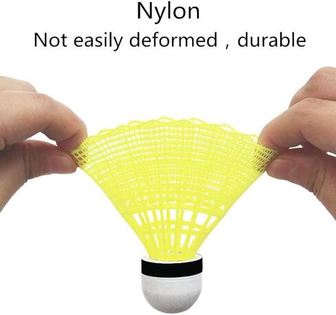 Stable Sports Nylon Badminton Shuttlecocks for Outdoor Training - 6 Pack in Kuwait