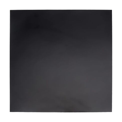 BENECREAT 11.8x11.8 بوصة صفائح مطاط السيليكون الأسود، 3 مم سميكة مزدوجة الجوانب التصفيح مقاومة درجات الحرارة العالية سيليكون حصيرة DIY بها بنفسك مواد الحشيات، منصات، الختم، وسادة in Kuwait