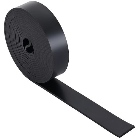 Black Neoprene Rubber Sheet 1" x 10" x 1/8" Thick – Solid Rubber for DIY Gasket, Seal, Weather Stripping, Padding, Flooring, Craft Projects in Kuwait