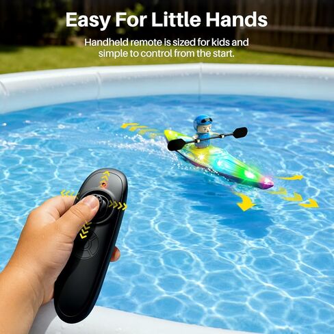 Syma 2 Pack RC Boats for Kids 8-12 ، قوارب التحكم عن بعد مع 3 كرات مغناطيسية ، 40 دقيقة وقت اللعب (بطارية واحدة) ، مصابيح LED ، ألعاب مائية مثالية للمسبح ، منسوب المياه وحوض الاستحمام in Kuwait