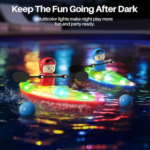 Syma 2 Pack RC Boats for Kids 8-12 ، قوارب التحكم عن بعد مع 3 كرات مغناطيسية ، 40 دقيقة وقت اللعب (بطارية واحدة) ، مصابيح LED ، ألعاب مائية مثالية للمسبح ، منسوب المياه وحوض الاستحمام in Kuwait