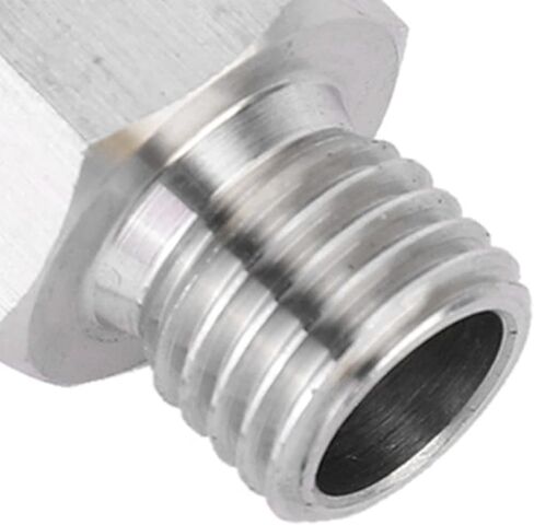 محول تركيب NPT 1/8 بوصة أنثى إلى متري M12 x 1.5 ذكر، مخفض خيط سبائك الألومنيوم مع غسالة لتوصيل أنابيب خرطوم الهواء in Kuwait
