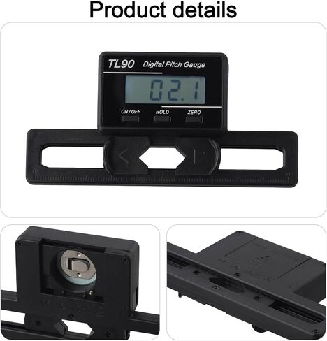 مقياس الميل الرقمي TL90 مع شاشة LCD، والكشف التلقائي عن المستوى وعكس الشاشة للدوار الرئيسي للطائرة الهليكوبتر 250 مم - 800 مم، جيروسكوب حلزوني متدرج زاوية أفقية in Kuwait