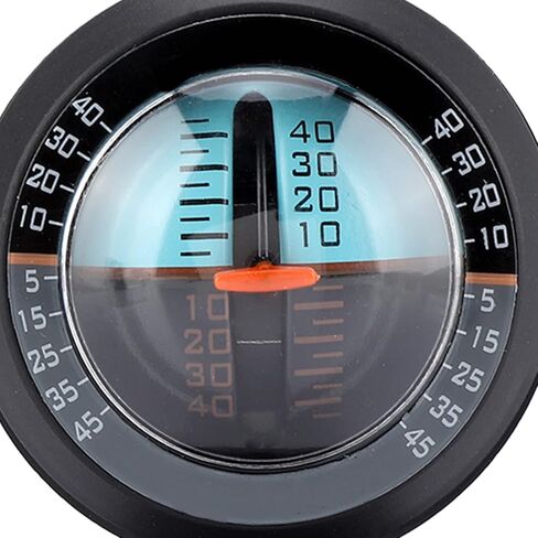 Car Inclinometer Slope Meter Tilt Gauge 360 Degree Adjustable View with Fast Response Adhesive Mount for Vehicle Truck Road Safety in Kuwait