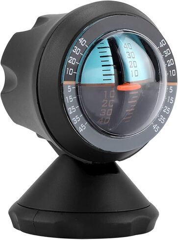 Car Inclinometer Slope Meter Tilt Gauge 360 Degree Adjustable View with Fast Response Adhesive Mount for Vehicle Truck Road Safety in Kuwait