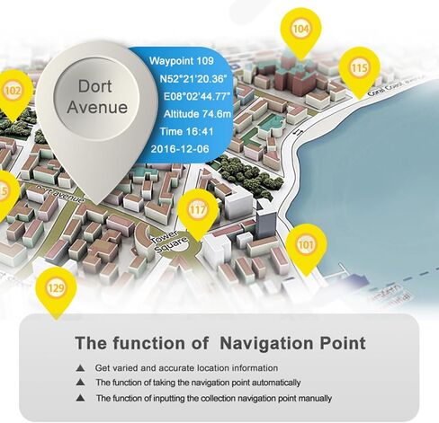 Land Meter Mini Portable Handheld Measuring Device High Precision Outdoor Area Measurement 2.4 Inch Screen in Kuwait