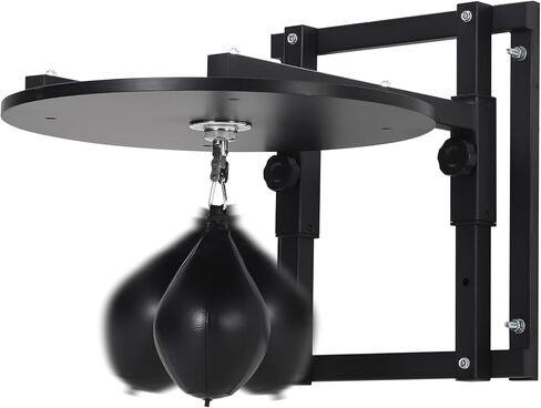 Garvee 24 Inch Adjustable Speed Bag Platform Kit with 360° Swivel, Wall Mount Boxing Punching Bag Stand, Includes Speedbag and Air Pump in Kuwait