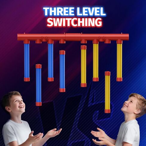 Reaction Time Training,Hand Eye Coordination Training-Solo/Dual Play,Reflex Game,Reflex Sticks,Upgrade Remote Control 3 Adjustable Speed,Drop Sticks Game for Kids & Adults in Kuwait