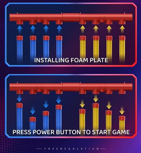 Reaction Time Training,Hand Eye Coordination Training-Solo/Dual Play,Reflex Game,Reflex Sticks,Upgrade Remote Control 3 Adjustable Speed,Drop Sticks Game for Kids & Adults in Kuwait