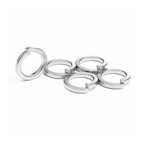 10-500Pcs 304/316 Stainless Steel 2# 4# 6# 8# 10# 12# 1/4 5/16 3/8 7/16 1/2 9/16 5/8 3/4 7/8 1 Spring Split Lock Gasket Elastic Gasket Washers Hardware(6 (500pcs)-304 Steel) in Kuwait