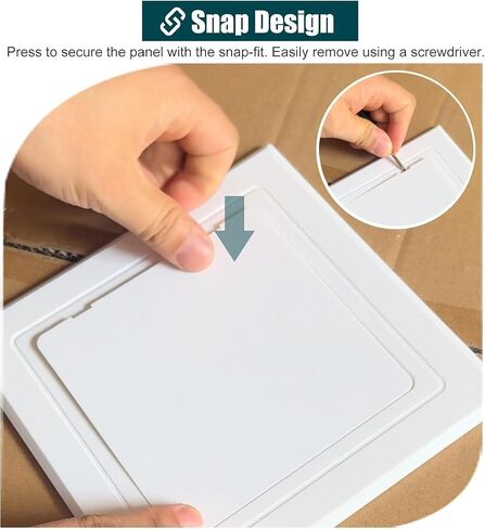 Self-Adhesive Access Panel for Bathroom & Ceiling - 100x150mm (4x5.9in) Tile Access Door Hatch for Easy Maintenance & Inspection - Durable Wall & Bathtub Access Solution,100x150mm (4x5.9in) in Saudi Arabia