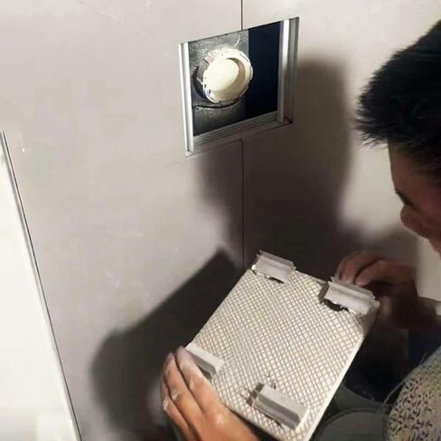 Hidden Access Panel for Plumbing Inspection, 12x12 to 24x24 inches, Durable Aluminum Frame, Wall Hole Cover for Bathroom Shower Valve, Easy Installation, Clean Design,600x700mm/24x28in in Saudi Arabia