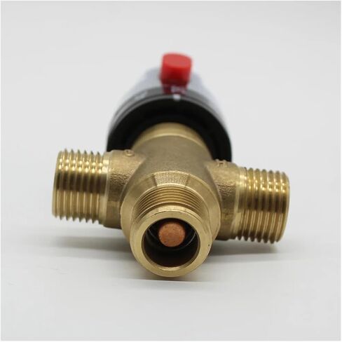 Brass Thermostatic Mixing Bath Tub Valve Pipe Thermostat Valve Control Chrome in Saudi Arabia