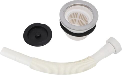 Hair Salon Drain Plug Kit, Efficient Filtration of Hair Remains, Quick Installation for Professional Use, Plastic Material in Saudi Arabia