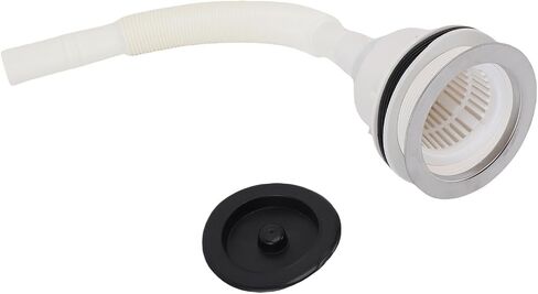 Hair Salon Drain Plug Kit, Efficient Filtration of Hair Remains, Quick Installation for Professional Use, Plastic Material in Saudi Arabia