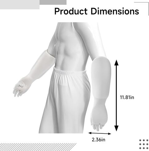 قفازات ملاكمة XL عدد 2 قطعة للفنون القتالية، واقي للذراع واليد من القطن الأبيض، تغطية لمفاصل الساعد والكوع in Kuwait