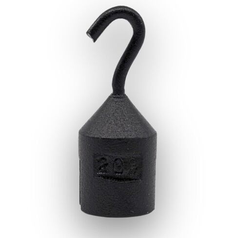 EISCO - Hooked Weight, 20g - Iron, Cylindrical with Hook and Bottom Slot for Easy Lifting, Science Experiments, Physics, Scale Calibration, Measurement in Kuwait