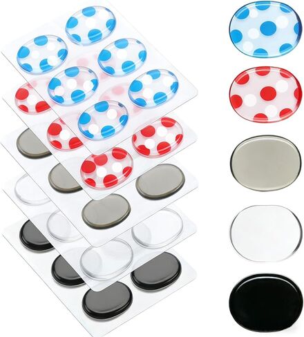 30pcs Silicone Drum Dampeners Gel Pads, Self-Adhesive Tone Control Mutes | Soft non-toxic silicone, 5 assorted colors, washable and reusable, eliminates ringing, fits snare tom and cymbals in Kuwait
