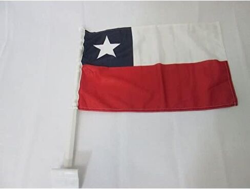 Iraq Car Flag 18'' x 12'' - Iraqi Car flags 30 x 45cm - Banner 18x12 INCHES PLASTIC STICK - AZ FLAG in Saudi Arabia