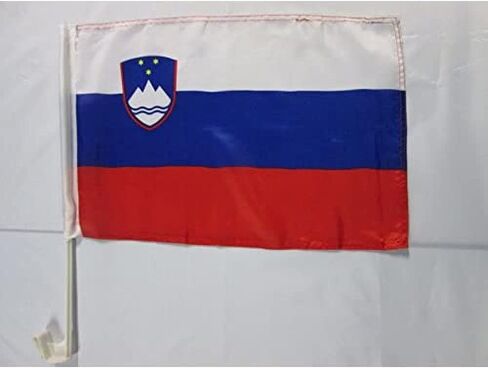 Iraq Car Flag 18'' x 12'' - Iraqi Car flags 30 x 45cm - Banner 18x12 INCHES PLASTIC STICK - AZ FLAG in Saudi Arabia