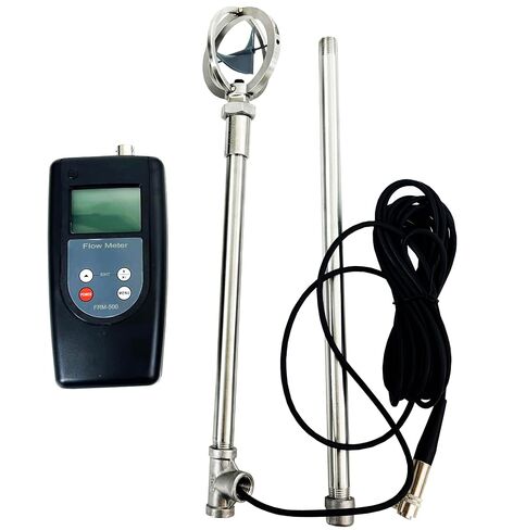 Digital Water Velocity Meter River Velocity Meter Flow Rate Sensor for Open Channel Flow with Speed Range 0.01-5.00m/s LED Backlight Current Measurement Error ≤1.5% Pole Positioning Measurement in Kuwait